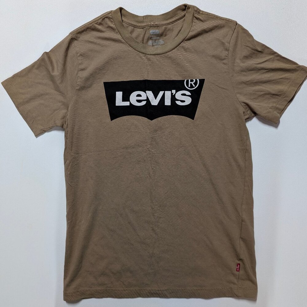 Levi's Short Sleeve Tan T-Shirt Men's Vintage Fit Size X-Small